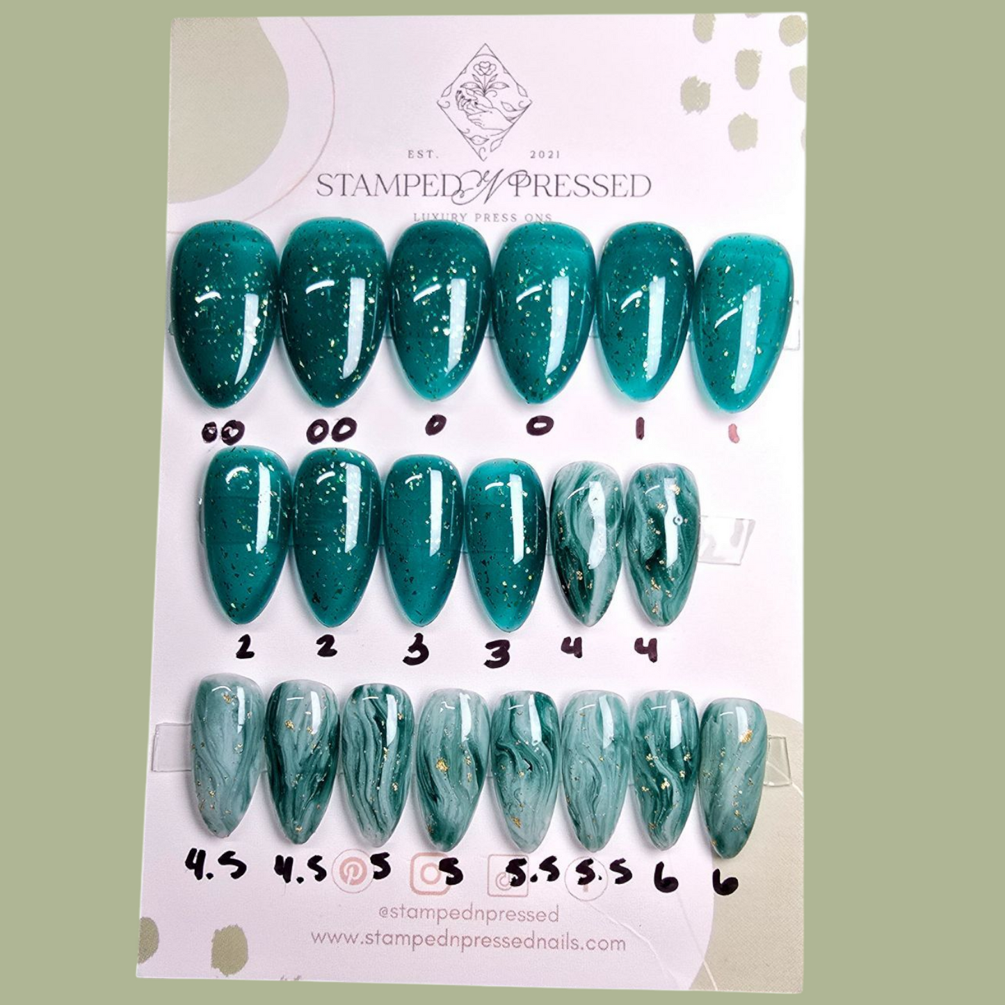 Good Fortune - Medium Almond - 20+ Nails