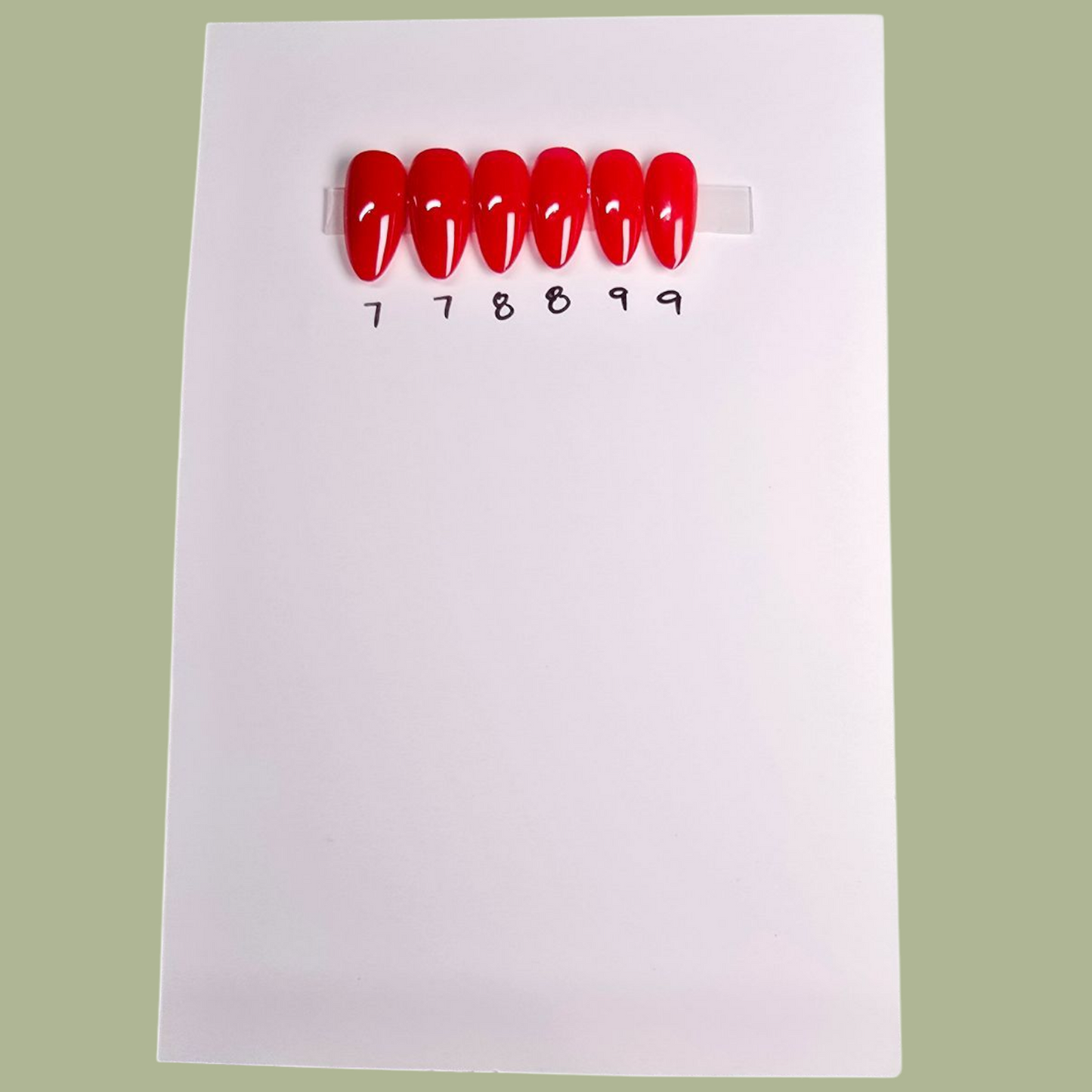 Reds/Pinks #2 - Short Almond - 20+ Nails