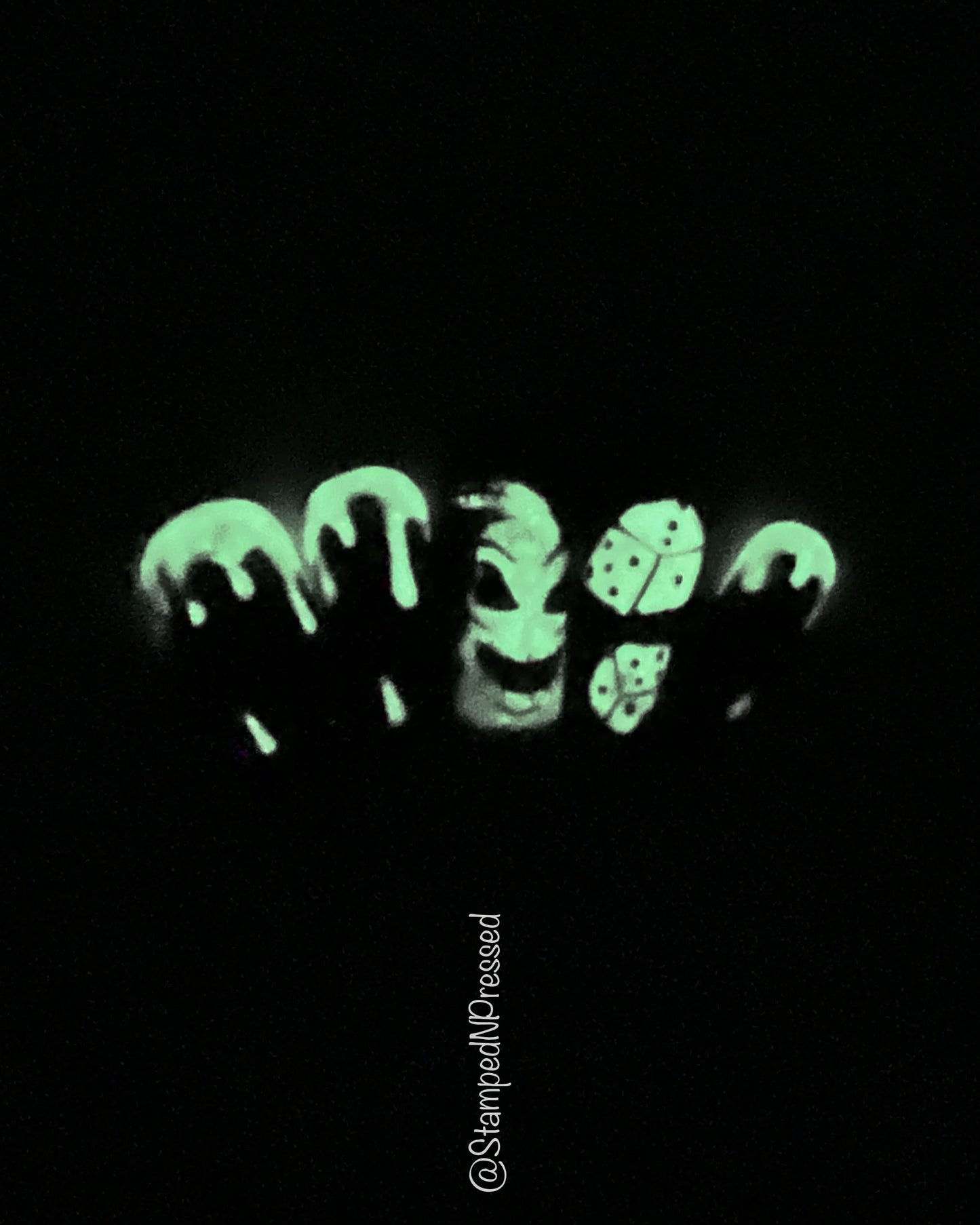 Shadow on the Moon at Night (Glow in the Dark)