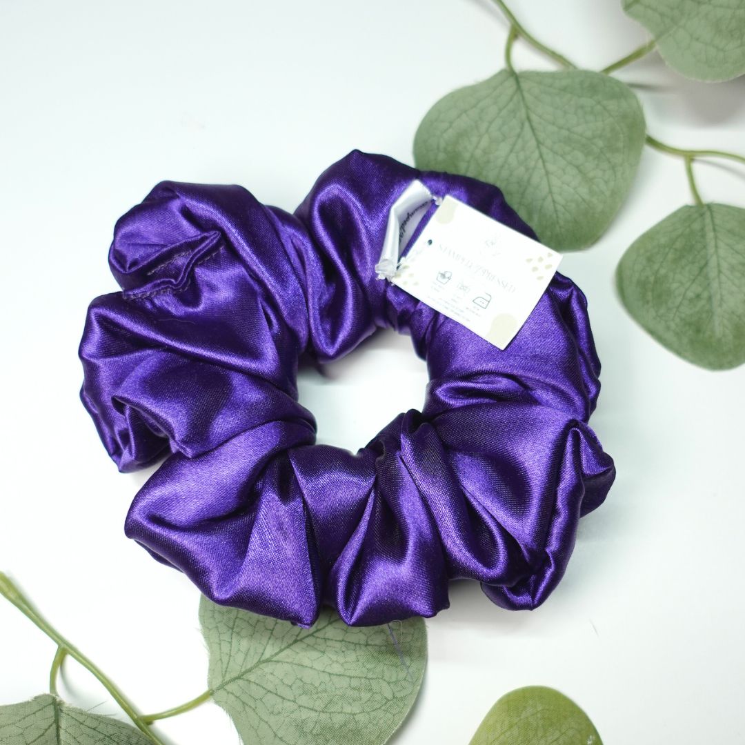 Satin Scrunchie - Violet