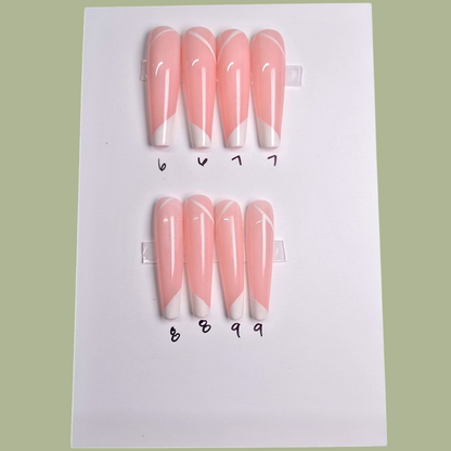 French Corner - Sculpted XL Coffin - 20 Nails